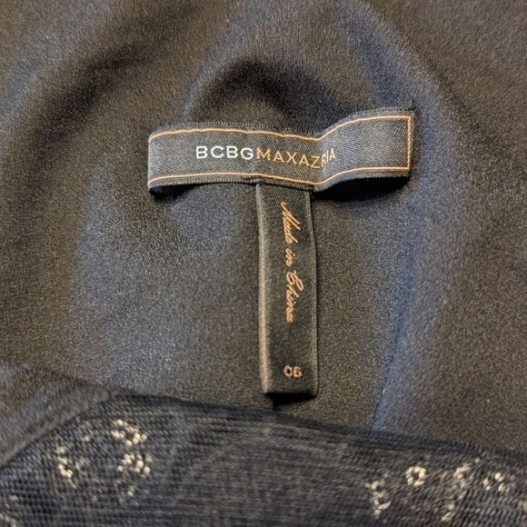 BCBGMaxAzria Gatsby Jane Beaded Silk Sleeveless Chiffon Cocktail Dress 6 - Picture 5 of 7